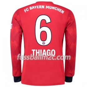 Fußballtrikots FC Bayern München Thiago 6 Heim Trikotsatz 2018-2019 Langarm